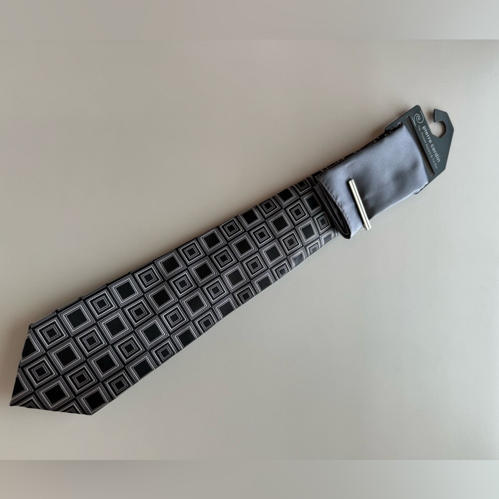 Pierre Cardin Tie Pocket Square Tie Bar